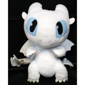 How to Train A Dragon 10'' Plush Hidden World Light Fury Squeeze & Growl Toy